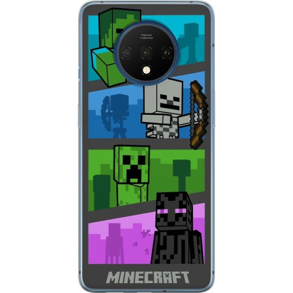 OnePlus 7T Gennemsigtig cover Minecraft