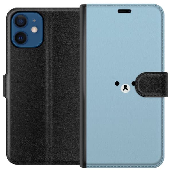 Kompatibelt Plånboksfodral till Apple iPhone 12 Blå nalle