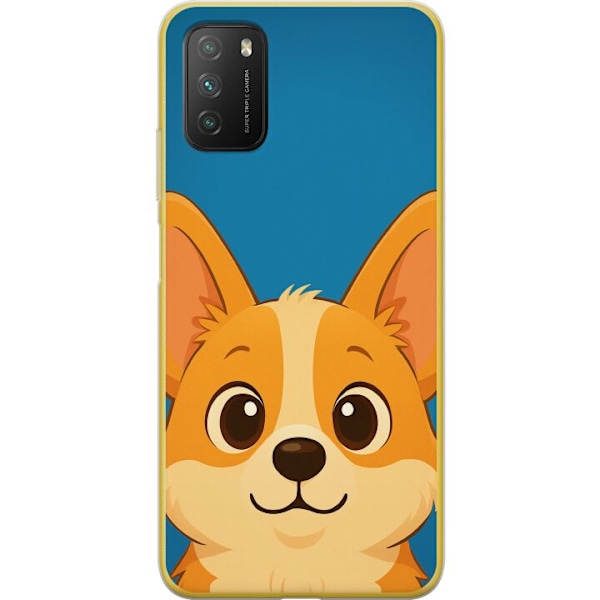 Xiaomi Poco M3  Läpinäkyvä kuori Hello Corgi