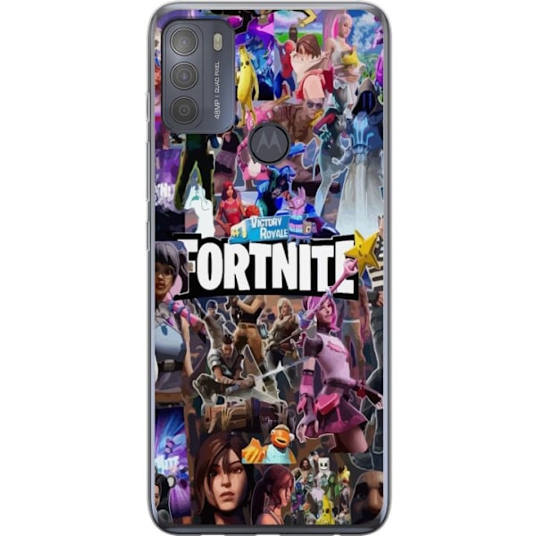 Motorola Moto G50 Genomskinligt Skal Fortnite