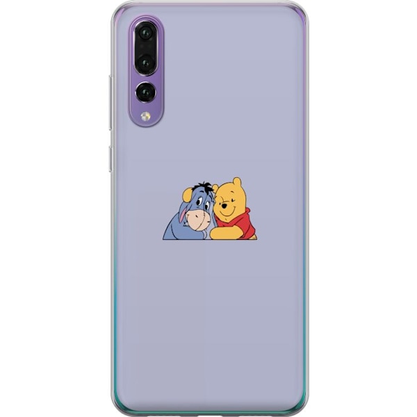 Huawei P20 Pro Genomskinligt Skal Nalle Puh och Ior