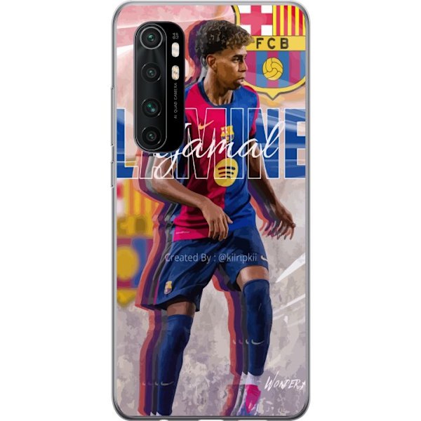 Xiaomi Mi Note 10 Lite Läpinäkyvä kuori Lamine Yamal FCB