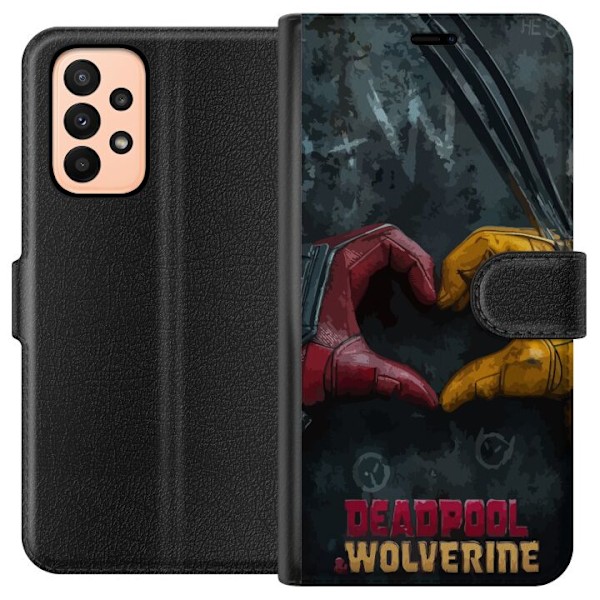 Samsung Galaxy A23 Tegnebogsetui Wolverine Deadpool