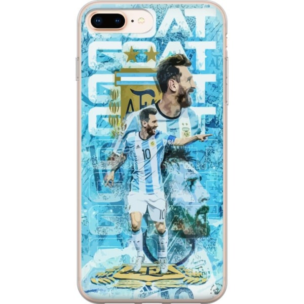 Apple iPhone 8 Plus Deksel / Mobildeksel - Argentina - Messi