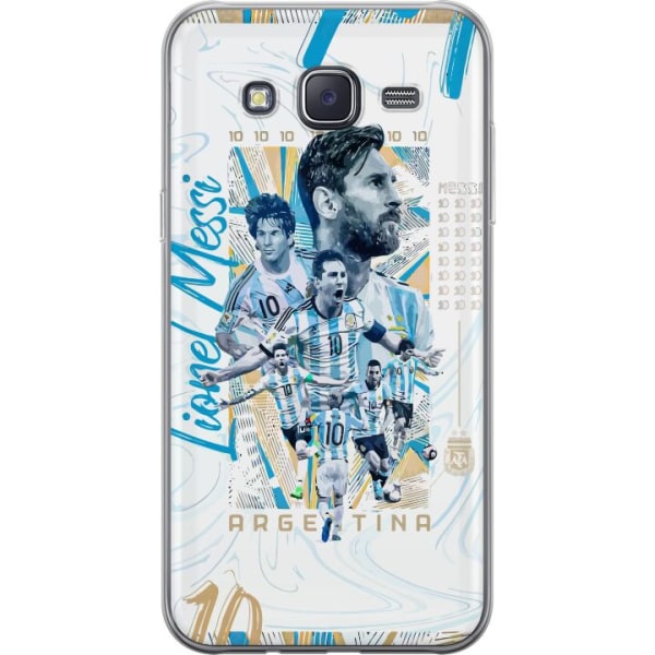 Samsung Galaxy J5 Gennemsigtig cover Lionel Messi