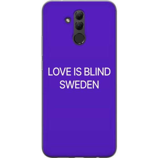Huawei Mate 20 lite Gennemsigtig cover Kærlighed er blind