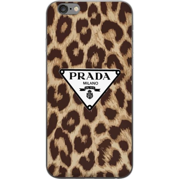 Kompatibelt Mobildeksel til Apple iPhone 6 Plus Brunt leopardmønster - dyremønster i brunt og beige brun