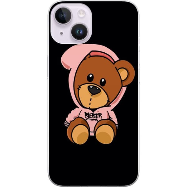 Kompatibelt Mobildeksel til Apple iPhone 14 Teddybjørn Bieber