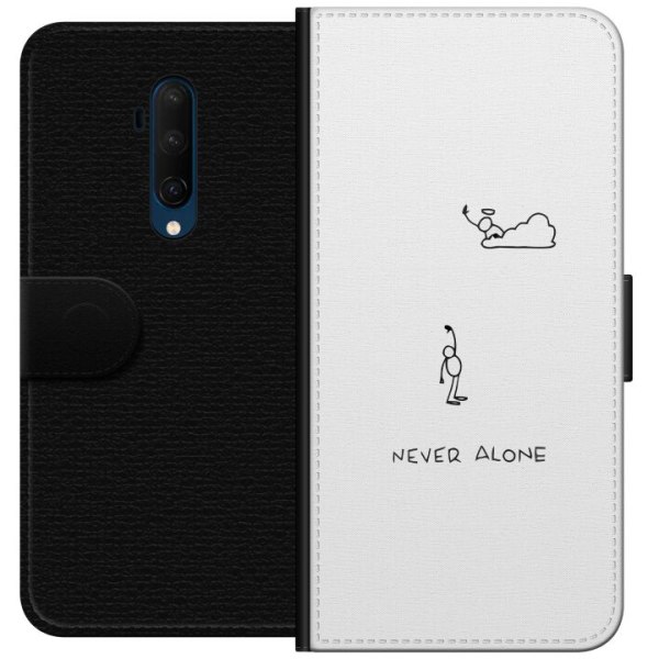 OnePlus 7T Pro Plånboksfodral Aldrig Ensam
