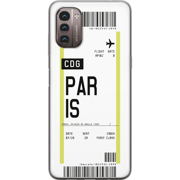 Nokia G21 Gennemsigtig cover Paris