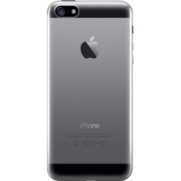 Apple iPhone 5 Läpinäkyvä Kuoret TPU
