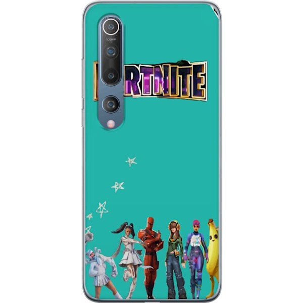 Xiaomi Mi 10 5G Gennemsigtig cover Fortnite