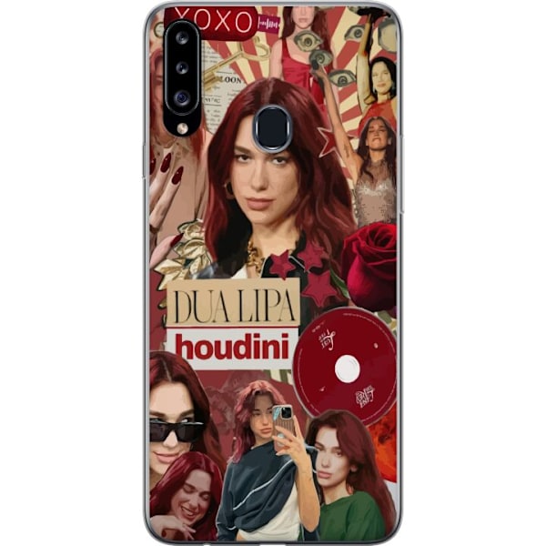 Samsung Galaxy A20s Gennemsigtig cover Dua Lipa – Fashion &