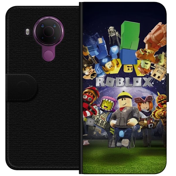 Nokia 5.4 Lompakkokotelo Roblox Maailma - Pelaamisseikkailu La