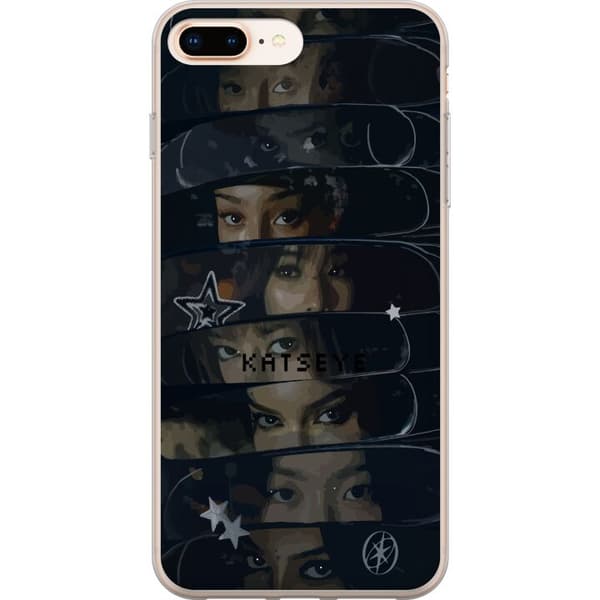Yhteensopiva Puhelinkuori Apple iPhone 8 Plus KATSEYE musta