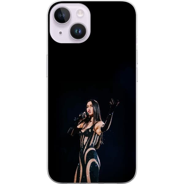 Kompatibelt Mobildeksel til Apple iPhone 14 Dua Lipa – Pop Star Aesthetic