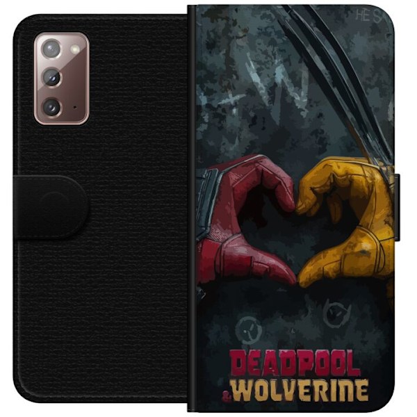 Samsung Galaxy Note20 Lommeboketui Wolverine Deadpool