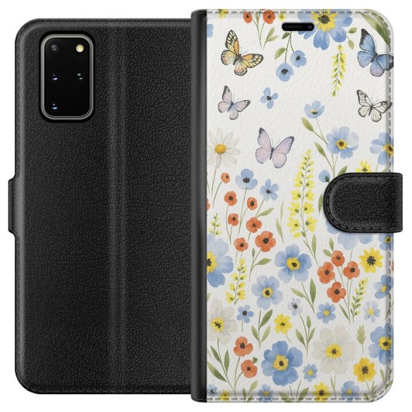 Samsung Galaxy S20+ Tegnebogsetui Sommerblomster