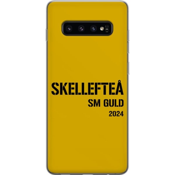 Samsung Galaxy S10 Gennemsigtig cover Skellefteå SM GULD