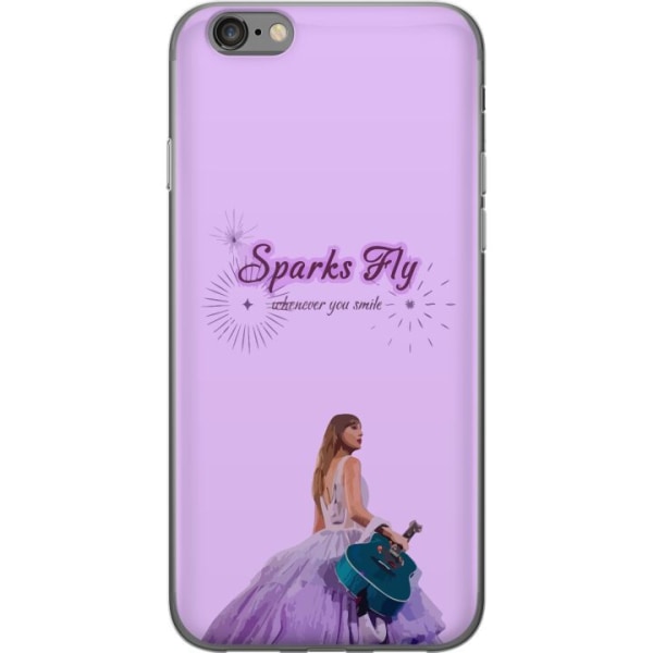 Apple iPhone 6s Läpinäkyvä kuori Taylor Swift - Sparks Fly