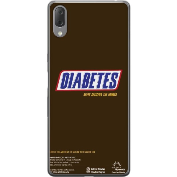 Sony Xperia L3 Gennemsigtig cover Diabetes Snickers