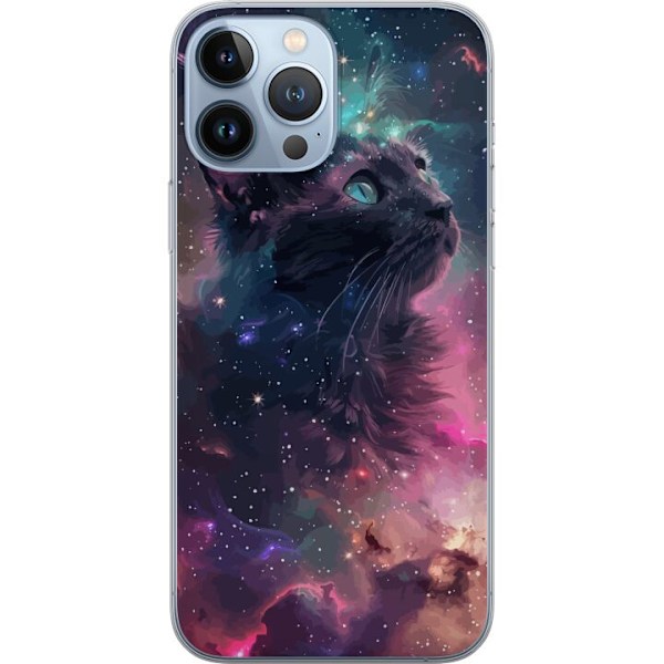 Apple iPhone 13 Pro Max Gjennomsiktig deksel Katten i Galaksen