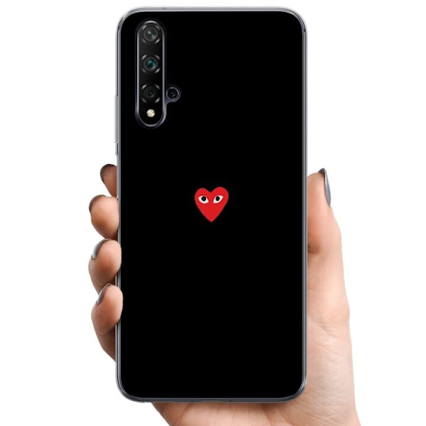 Huawei nova 5T TPU Mobildeksel Hjerte