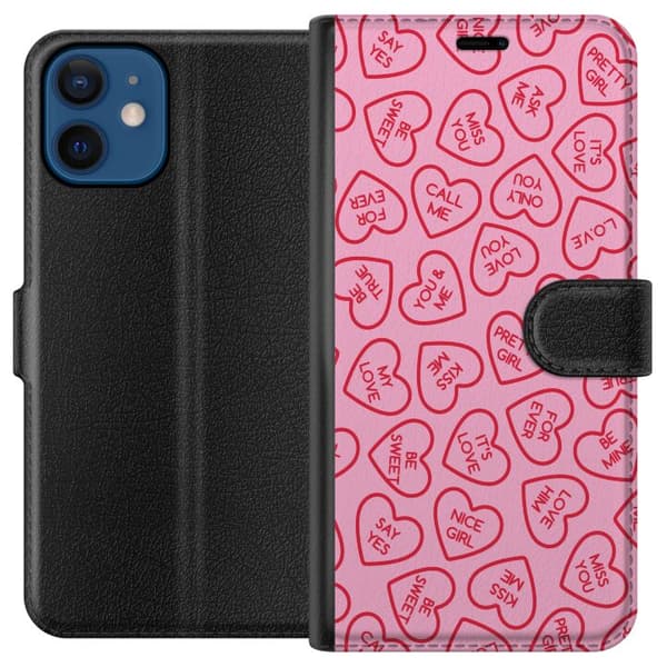 Kompatibel Tegnebogsetui til Apple iPhone 12 Valentinsdag 2025