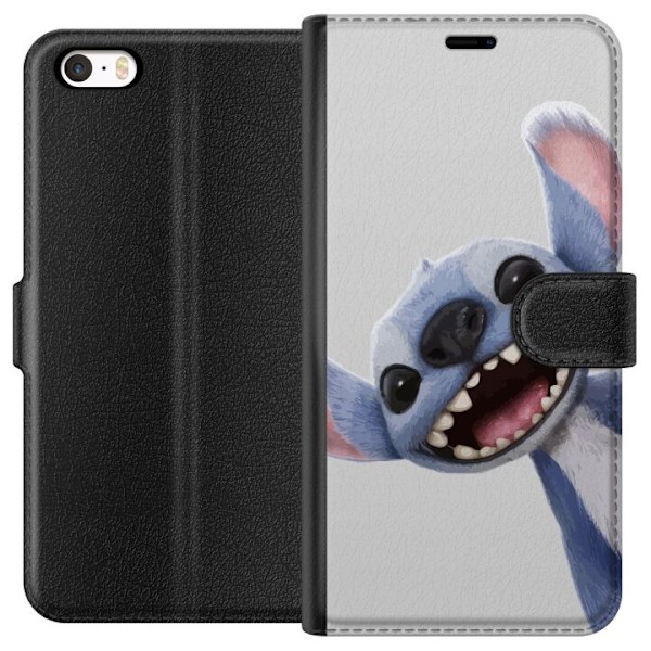 Apple iPhone 5s Lommeboketui Stitch i Fart - Kawaii Design for