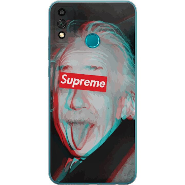 Honor 9X Lite Läpinäkyvä kuori Supreme Albert Einstein 3D Motiivi Katumuoti Suunnittelu Suosittu Tiede Ikoni Kaupunkitaide