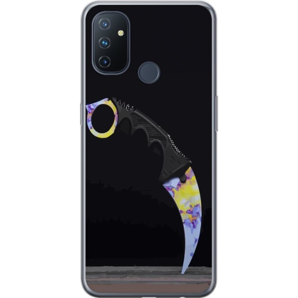 OnePlus Nord N100 Gennemsigtig cover Karambit / Butterfly / M9