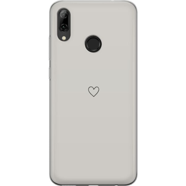 Huawei P smart 2019 Gennemsigtig cover Lille Hjerte