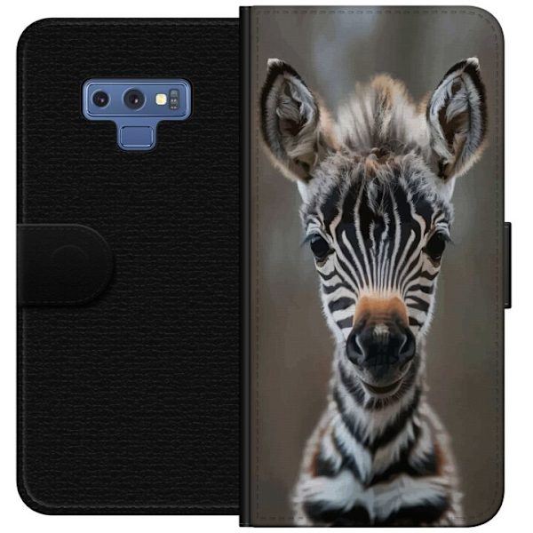 Samsung Galaxy Note9 Tegnebogsetui Giraf Dyretema Afrika Natur Grafisk Motiv Savanne Vilde Dyr Populær Vægkunst Eksotisk Tema