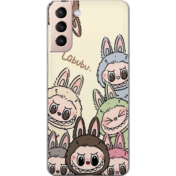 Samsung Galaxy S21 Gennemsigtig cover Labubu Pastel Collection