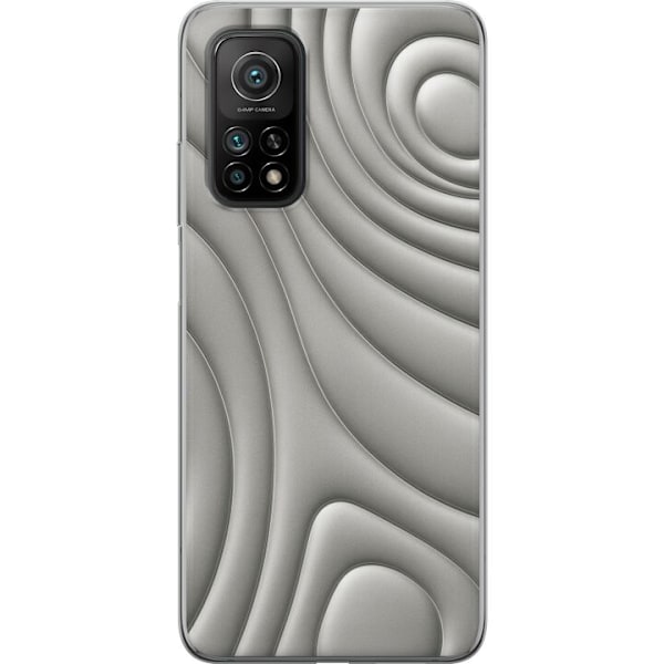 Xiaomi Mi 10T 5G Läpinäkyvä kuori Hopea-aallot