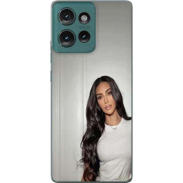 Motorola Edge 50 Läpinäkyvä kuori Kim Kardashian – Iconic Style Collection