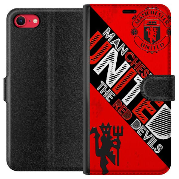 Apple iPhone SE (2022) Tegnebogsetui Manchester United FC