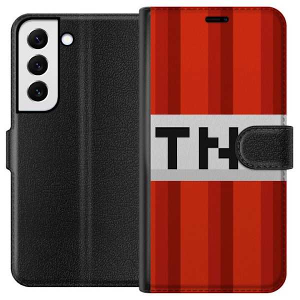 Samsung Galaxy S22 5G Tegnebogsetui Minecraft TNT