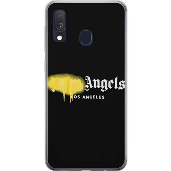 Samsung Galaxy A40 Läpinäkyvä kuori Palm Angels