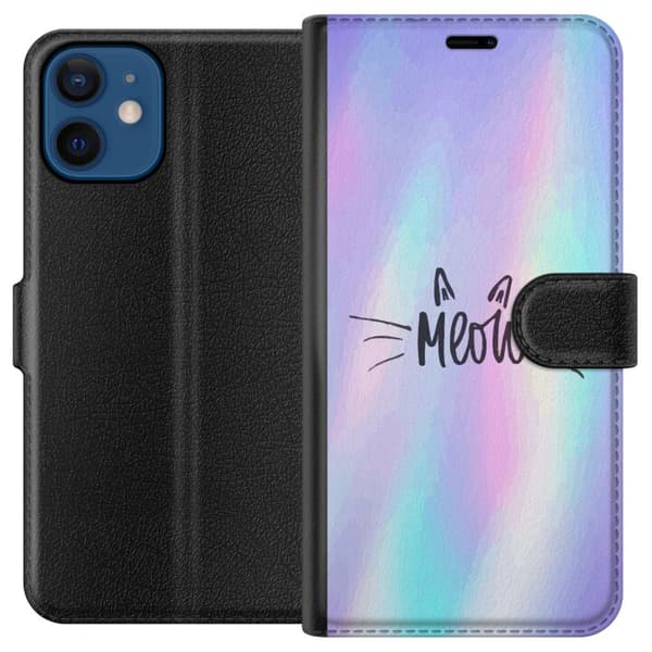 Kompatibelt Plånboksfodral till Apple iPhone 12 Meow