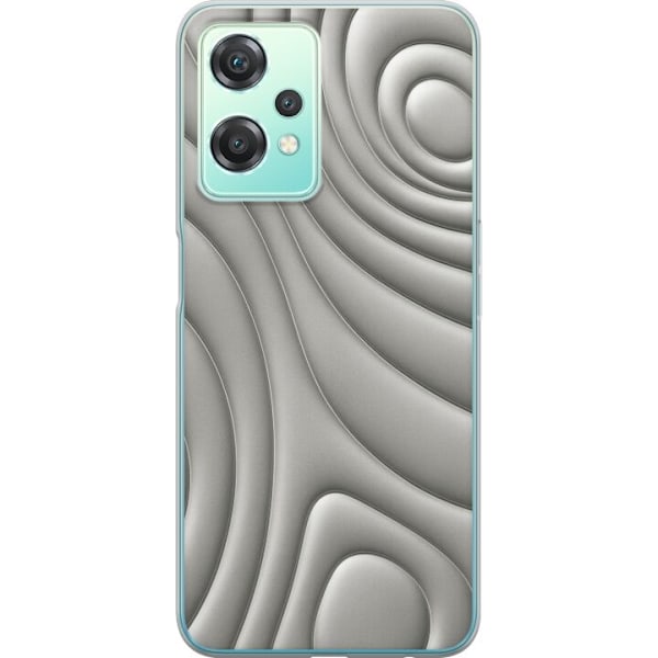 OnePlus Nord CE 2 Lite 5G Genomskinligt Skal Silver Waves