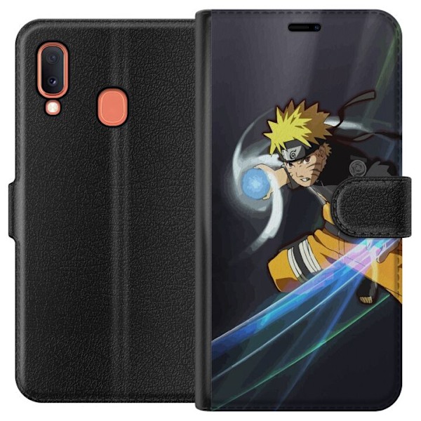 Samsung Galaxy A20e Tegnebogsetui Naruto