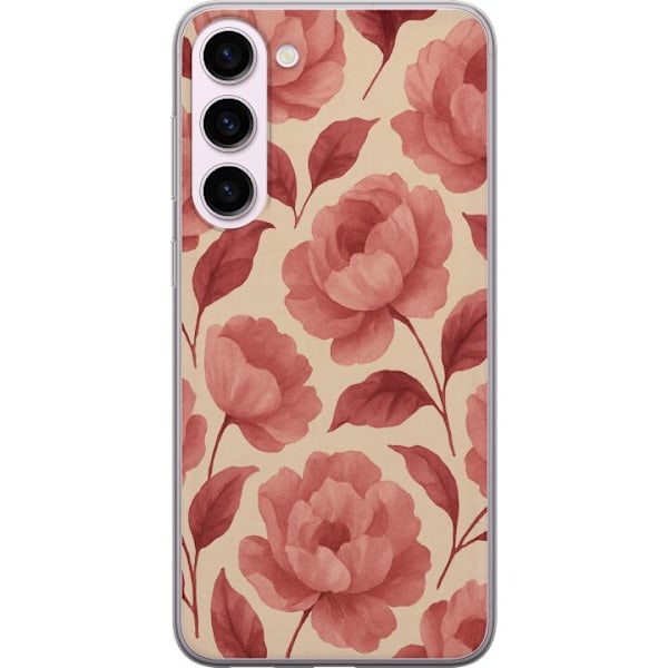 Samsung Galaxy S23+ Läpinäkyvä kuori Ruusun Kukinta