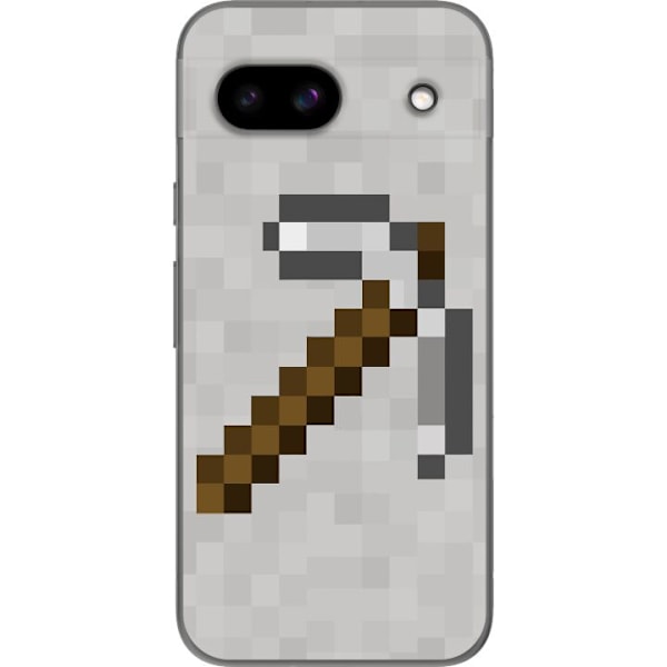 Google Pixel 8a Genomskinligt Skal Minecraft Tools