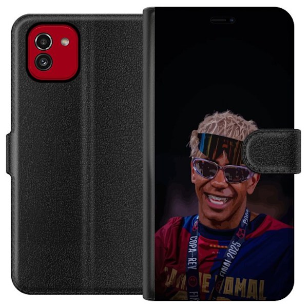 Samsung Galaxy A03 Tegnebogsetui Lamine Yamal mobiltaske i elegant sportsdesign