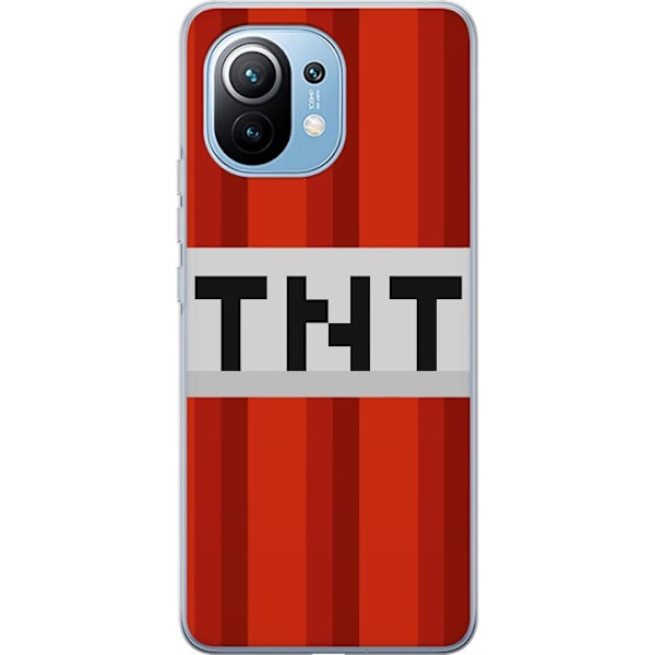 Xiaomi Mi 11 Gennemsigtig cover Minecraft TNT