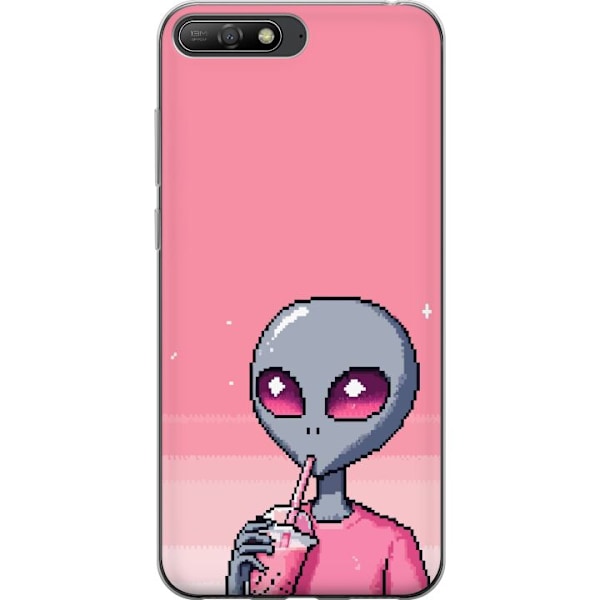 Huawei Y6 (2018) Gjennomsiktig deksel Alien Smoothie