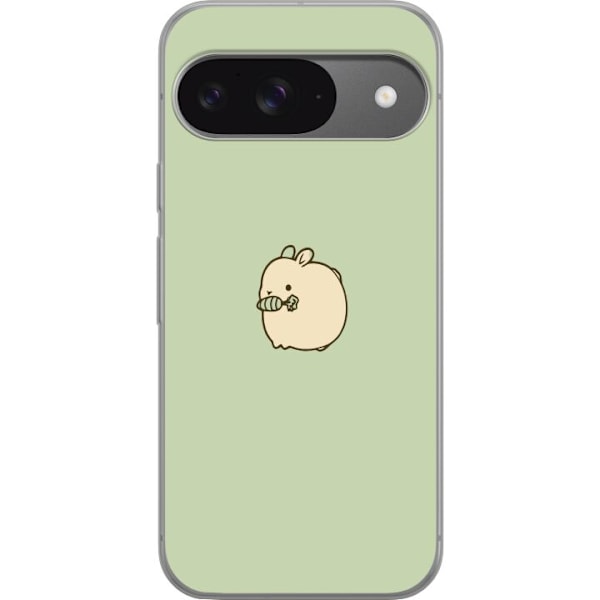 Google Pixel 9 Läpinäkyvä kuori Bunny