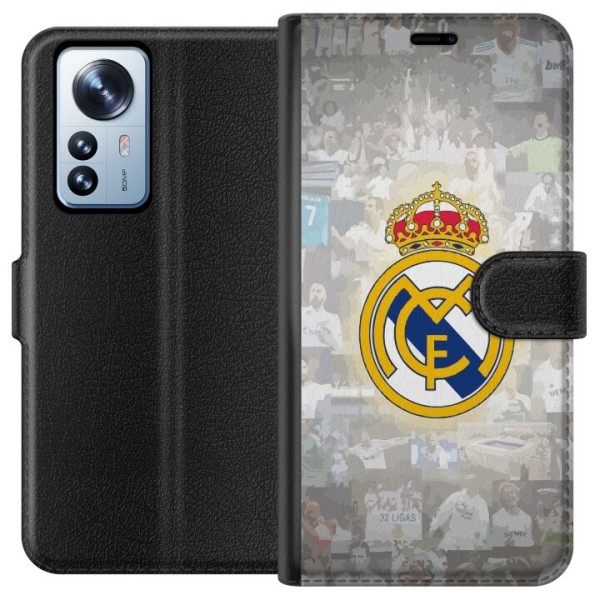 Xiaomi 12 Pro Lompakkokotelo Real Madrid