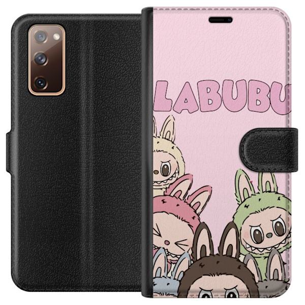 Samsung Galaxy S20 FE Tegnebogsetui Labubu Pop Mart Karakterer Figurer Samlerobjekt Populær Figursærie Design Pop Mart Leksakskunst Motiv